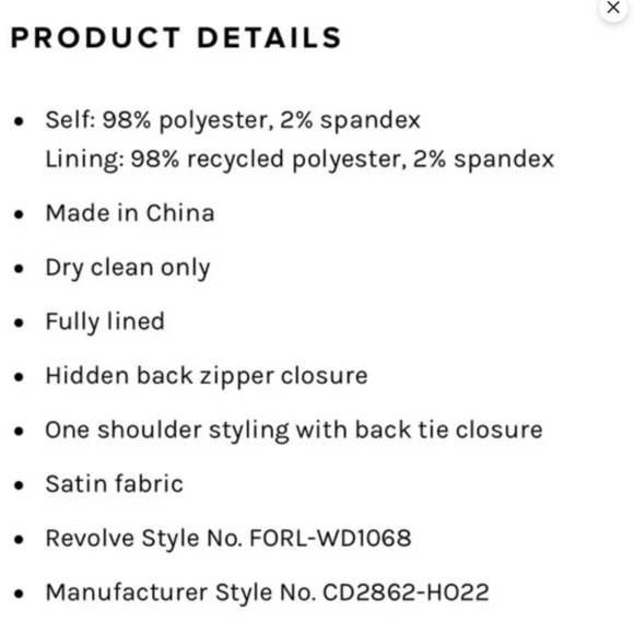 For Love and Lemons Mila Mini Dress NWT Size S - Picture 7 of 7